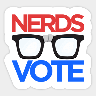 NerdsVote Classic Sticker